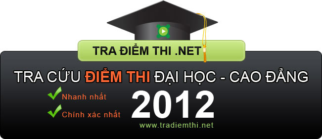 Tra cứu điểm thi ĐH-CĐ 2012